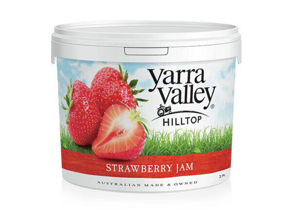 Yarra Valley Hilltop Strawberry Jam 2.5kg