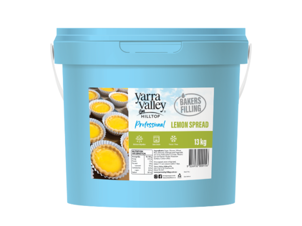 Yarra Valley Hilltop​ </br> Professional​  </br>Bakers Filling​ </br> Lemon Spread 13kg​