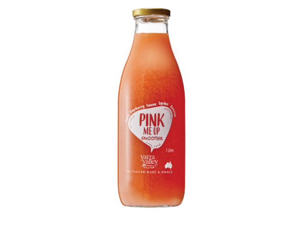 Yarra Valley Hilltop NFC Pink Me Up Smoothie 1L