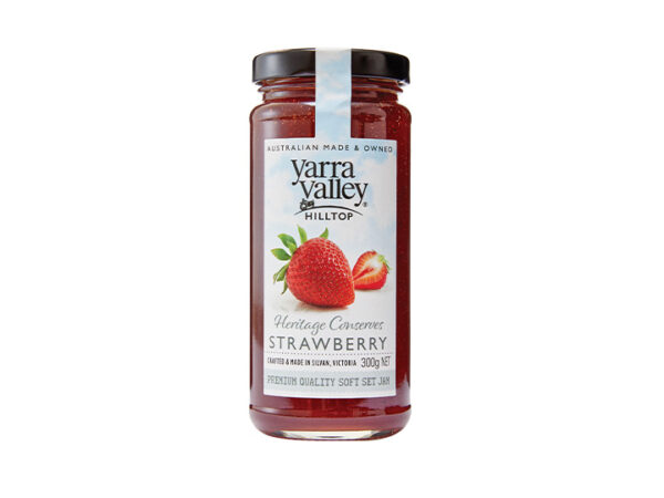 Yarra Valley Hilltop Strawberry Jam 300g