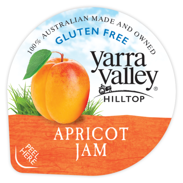 Yarra Valley Hilltop Portion Control 16g Apricot Jam