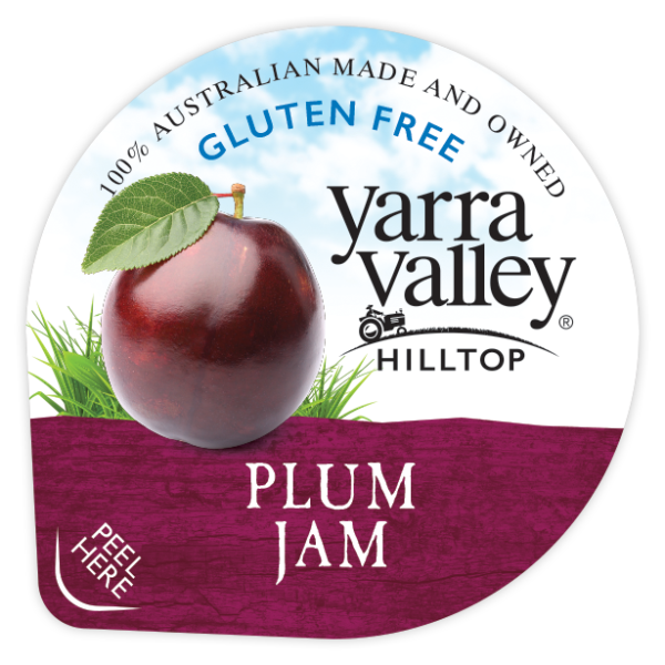 Yarra Valley Hilltop Portion Control 16g </br>Plum Jam
