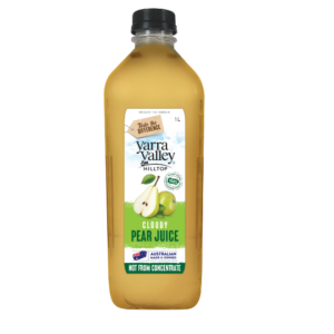 Yarra Valley Hilltop Juice Cloudy Pear 1L