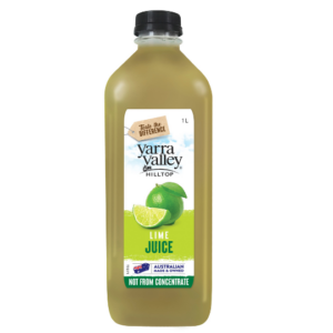 Yarra Valley Hilltop Juice Lime 1L